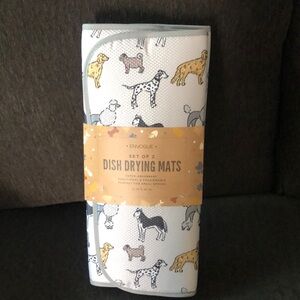 Mixed DOG Breed Drying Mats by Envogue Poodle Dalmatian